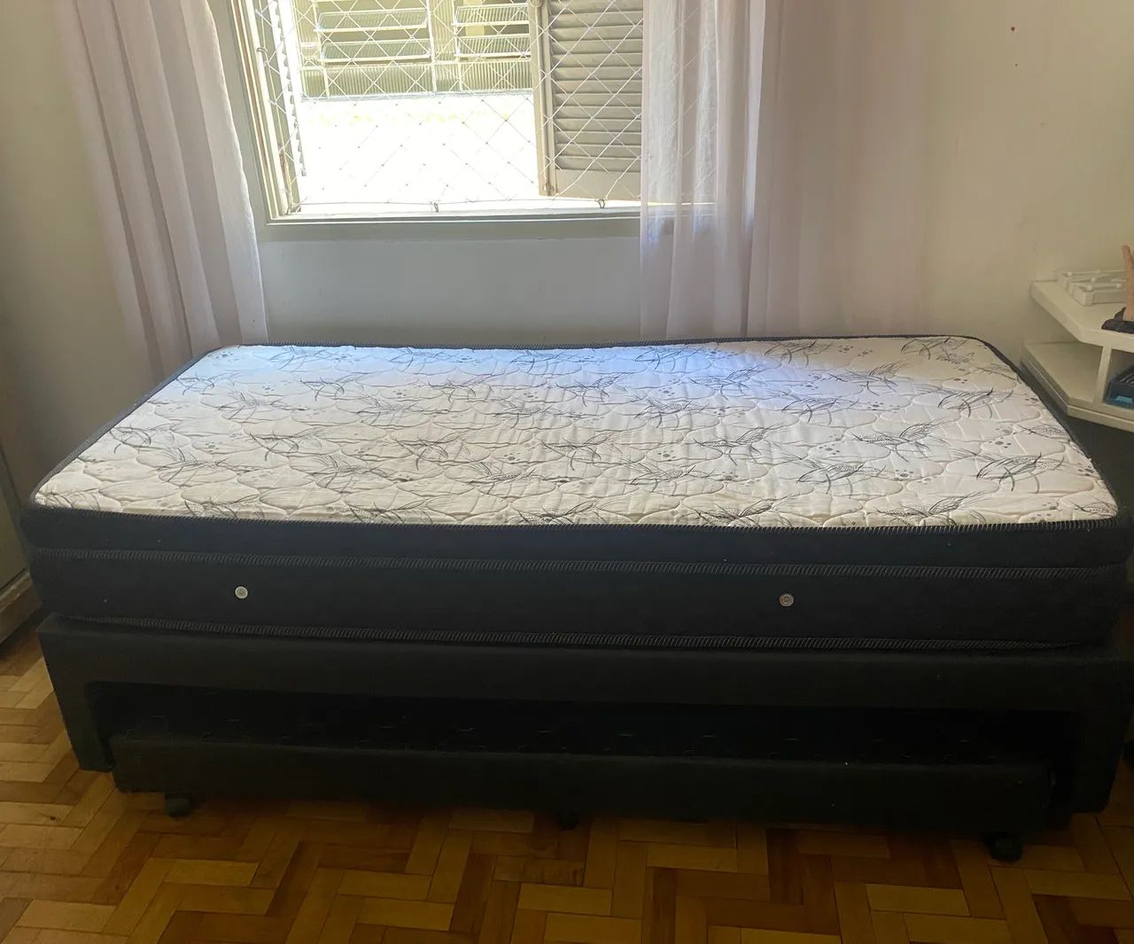 CAMA BOX SOLTEIRO COM AUXILIAR + COLCHÃO  - Foto 2