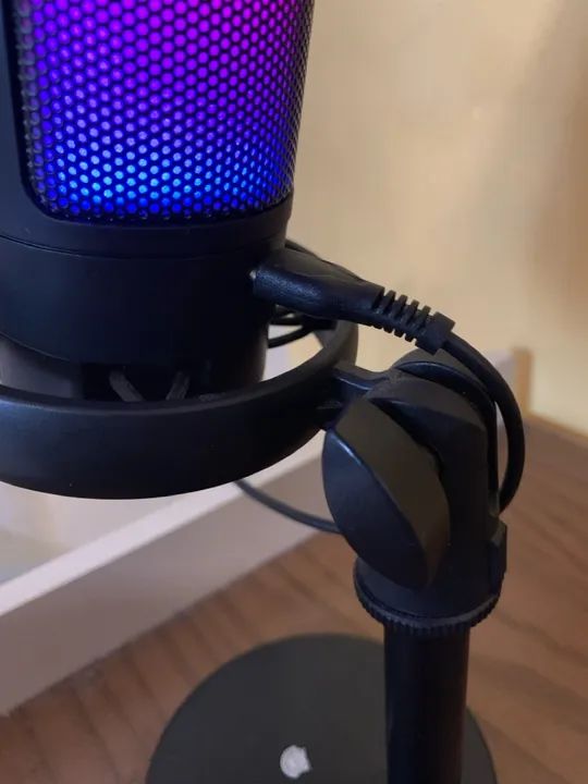 Microfone Gamer com Iluminação RGB - Foto 6