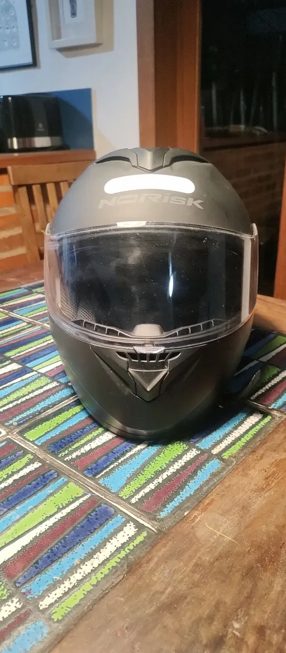 Capacete Norisk - Preto Fosco - Tamanho 60