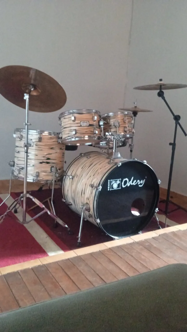 Bateria Acústica Odery Inrock Completa 