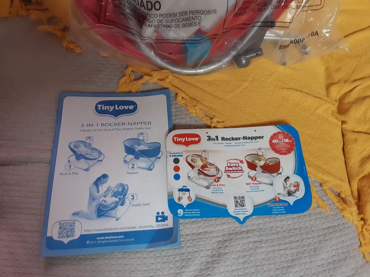 Cadeirinha para Bebê Rocker Napper Tiny Love. Nova - Foto 5