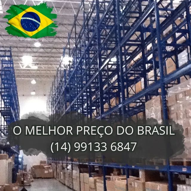 Porta palete estruturado para locação