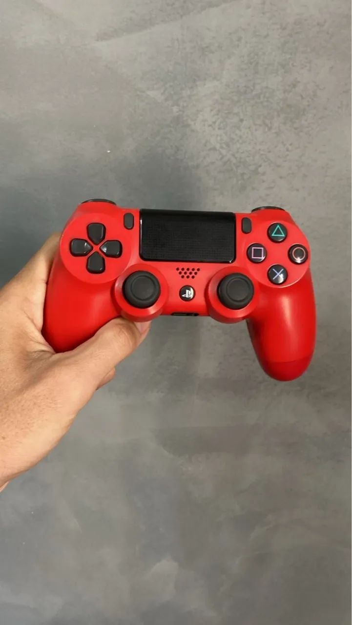 Controle vermelho original ps4
