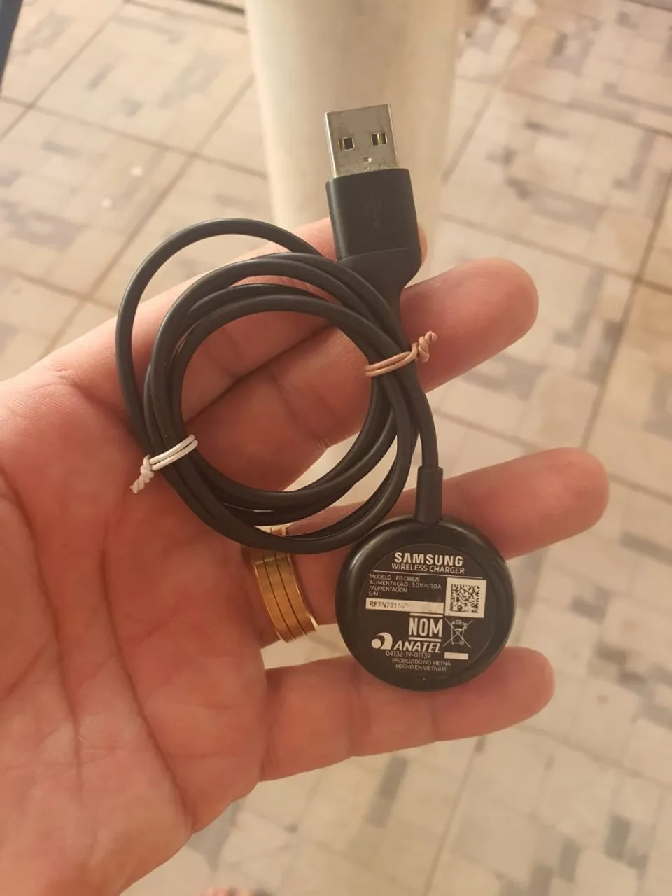 Carregador Smartwhatch Wireless Samsung