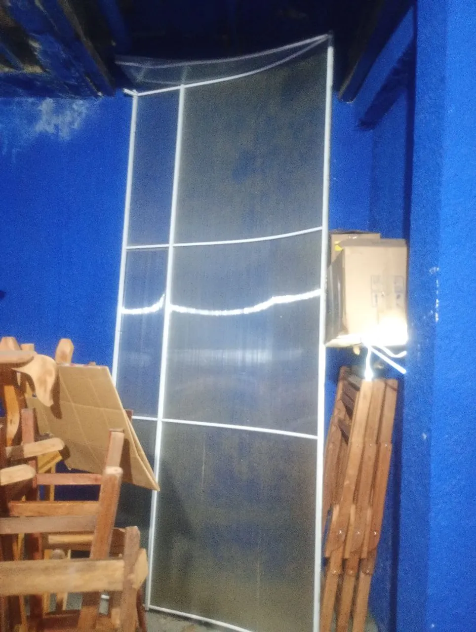 Toldo de policarbonato alumínio!