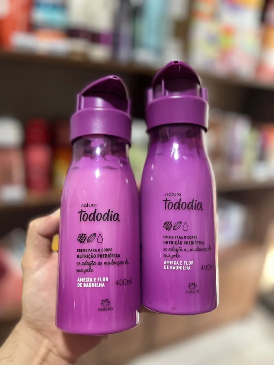 Combo Hidratante America e Flor de Baumilha