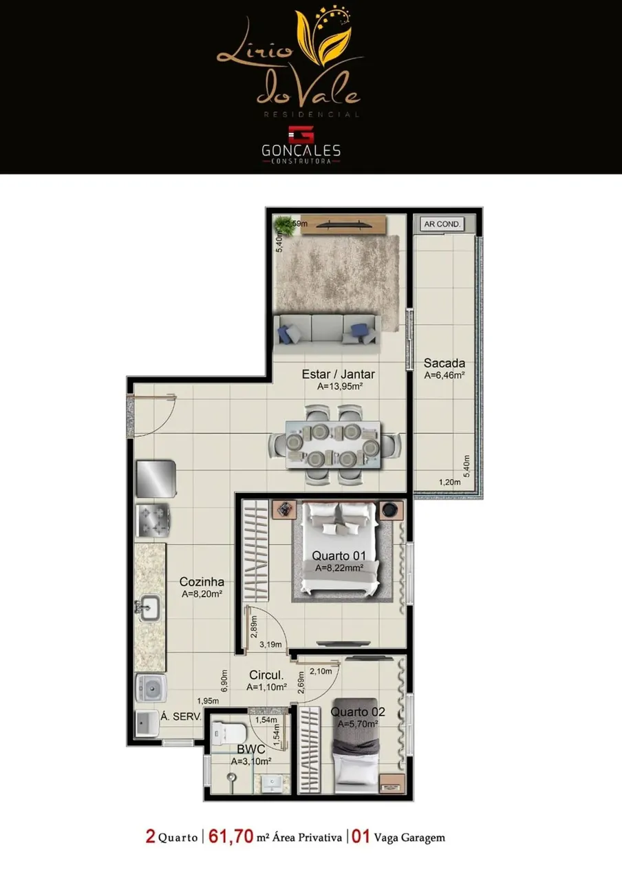Apartamento à venda, Centro América, Cuiabá, MT