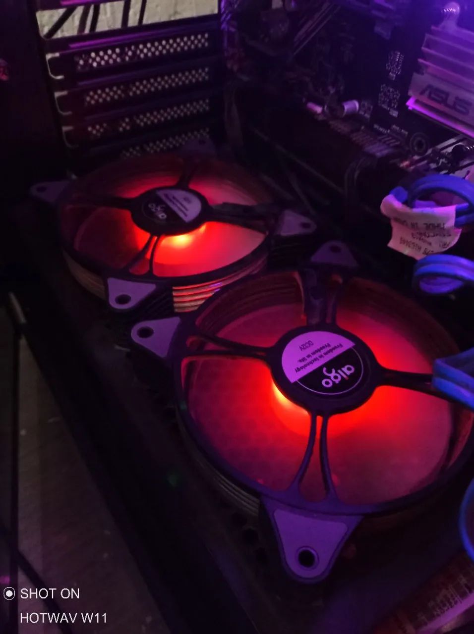 Conjunto de 5 Fans Aigo totalmente funcionando. - Foto 6