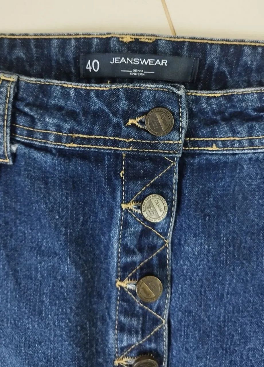 Mini Saia jeans 40  - Foto 3