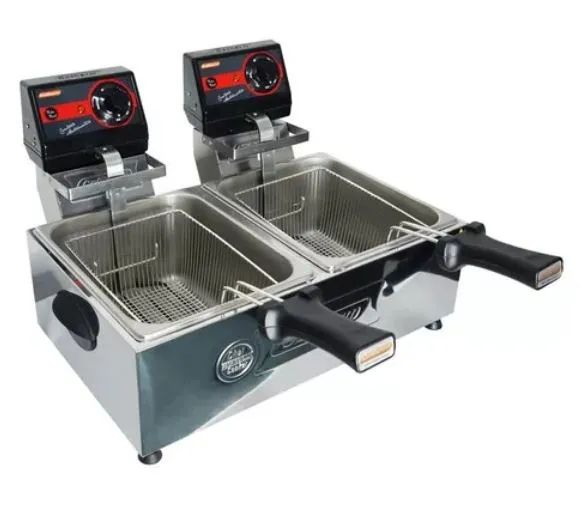 Fritadeira Elétrica 10 Litros 2 Cubas com Inmetro Profissional Cotherm - Foto 3