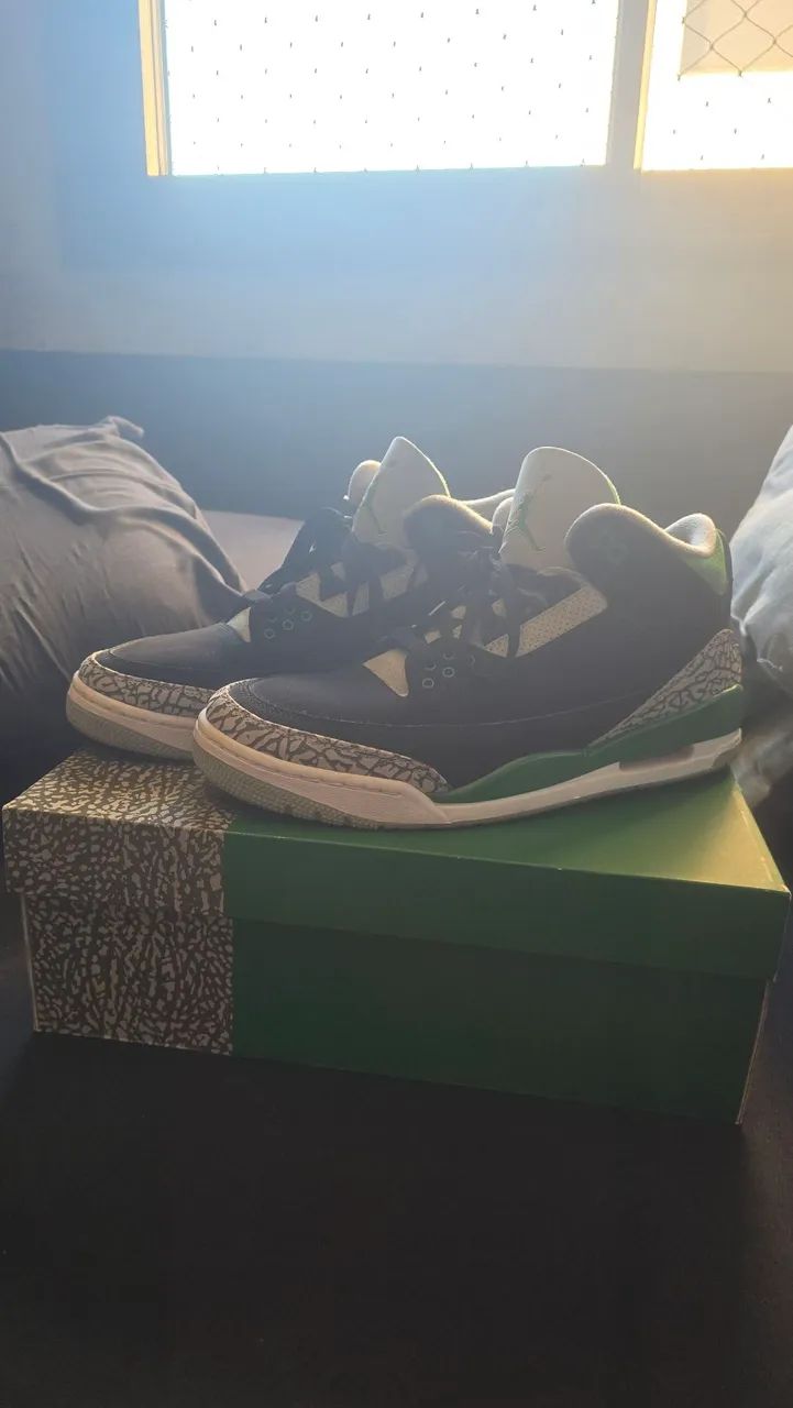 Jordan 3 pine green *ler descrição 