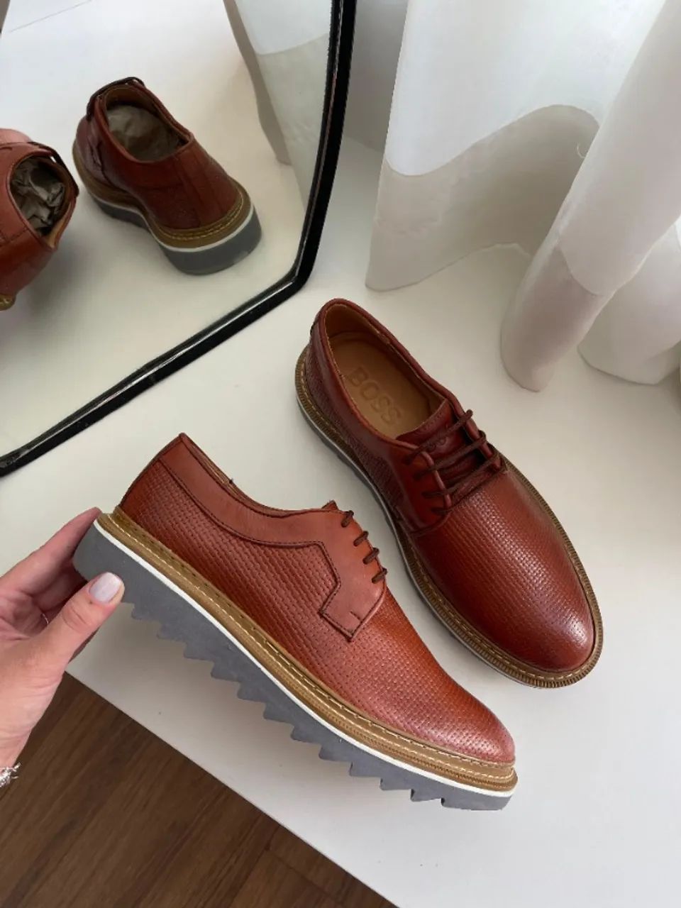 Sapato Hugo Boss COURO LEGÍTIMO Masculino