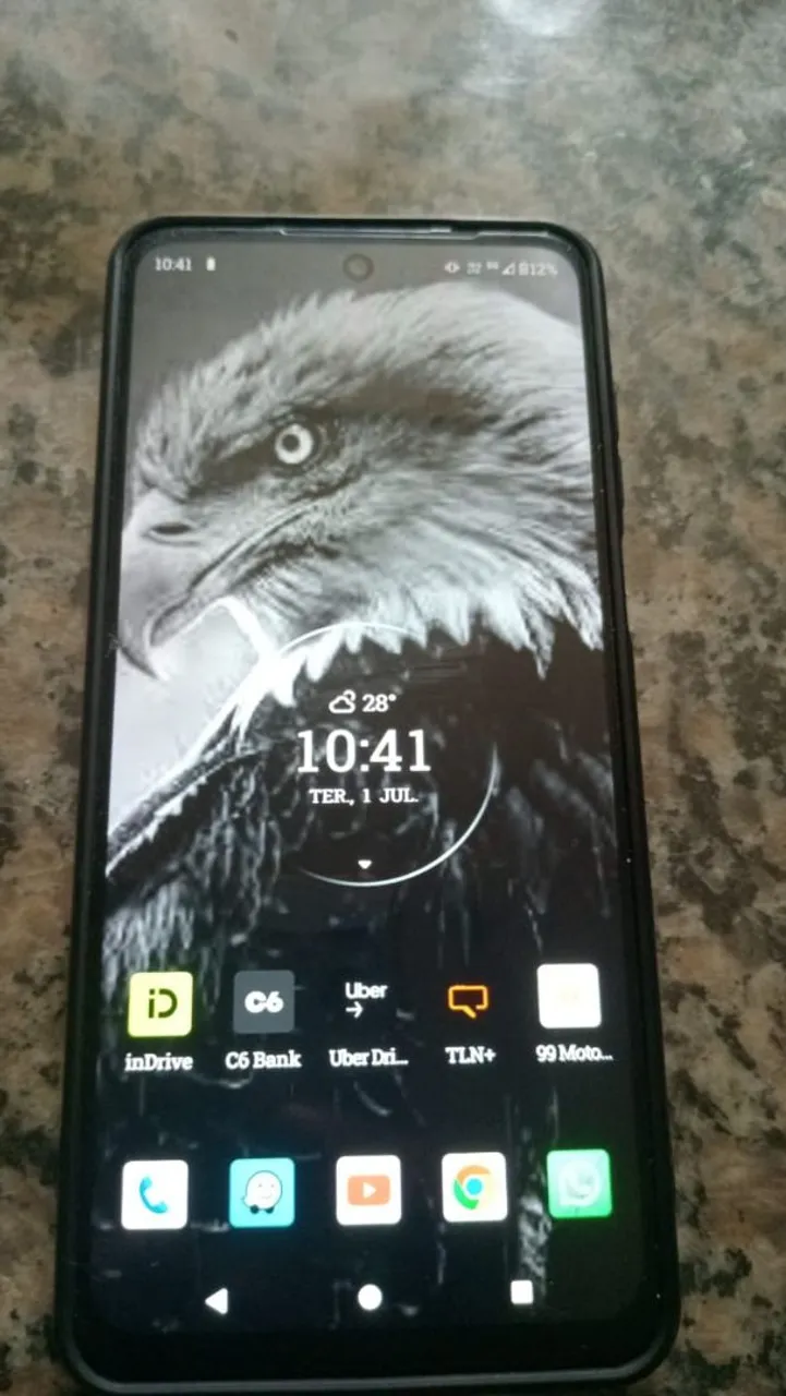 Motorola g73 5g, seminovo, com capa, película, carregador. Em ótimo estado