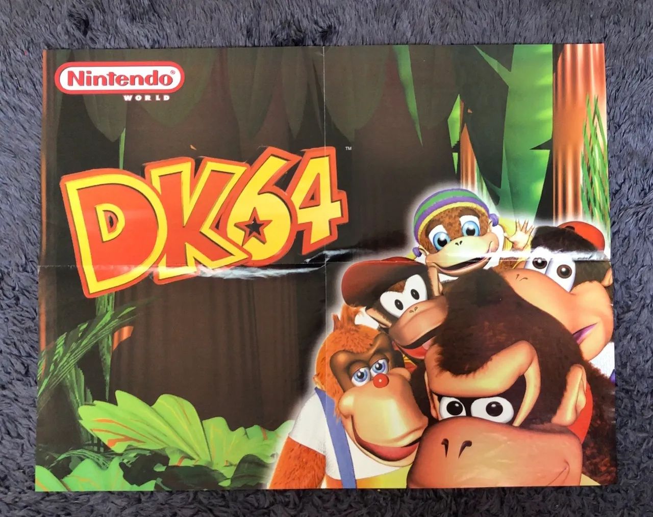 Pôster Duplo Donkey Kong 64 e Pokémon 
