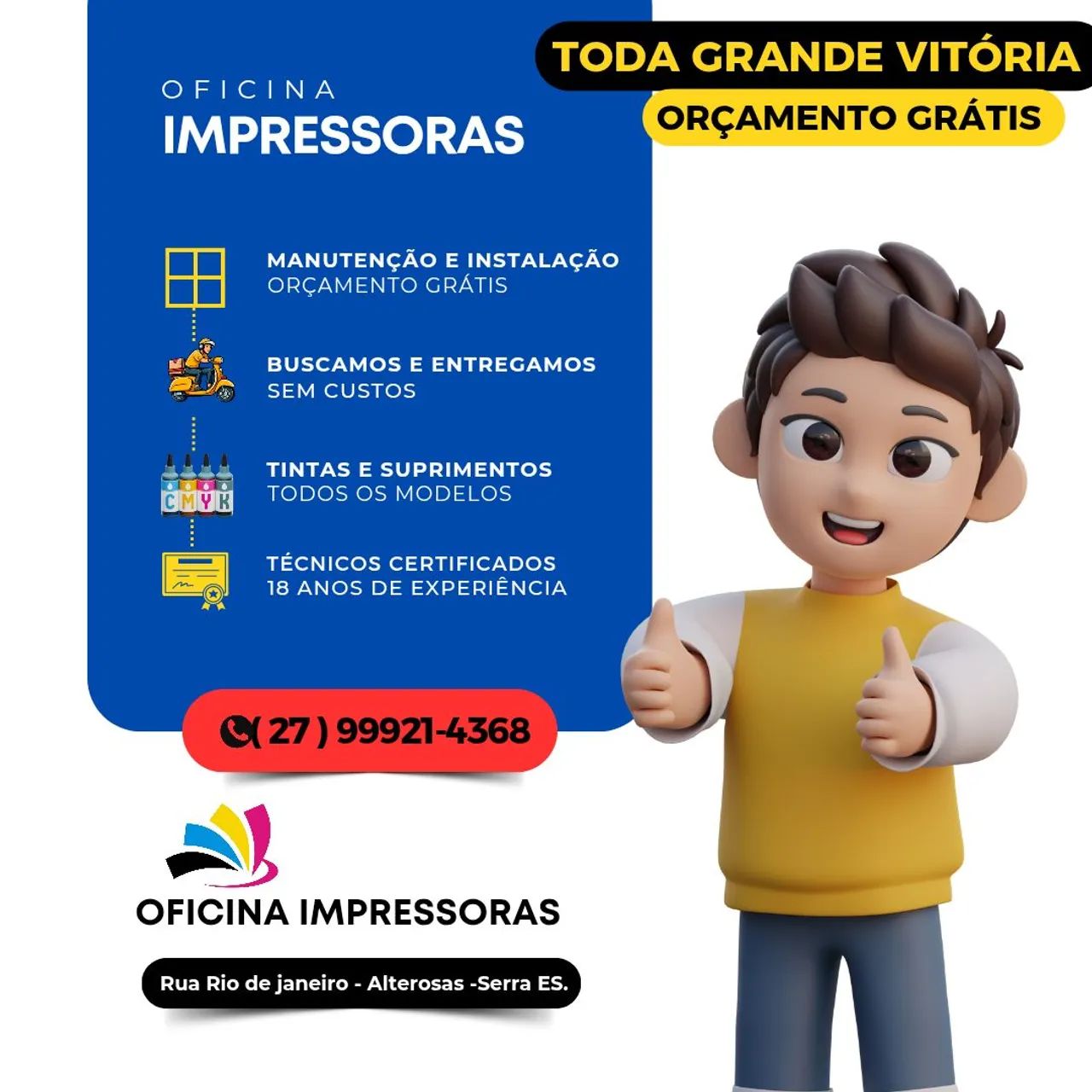 Manutenção de Impressoras 