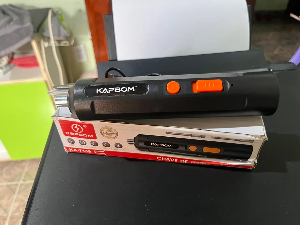 Mini Parafusadeira .Chave de fenda elétrica Kapbom KA-7139