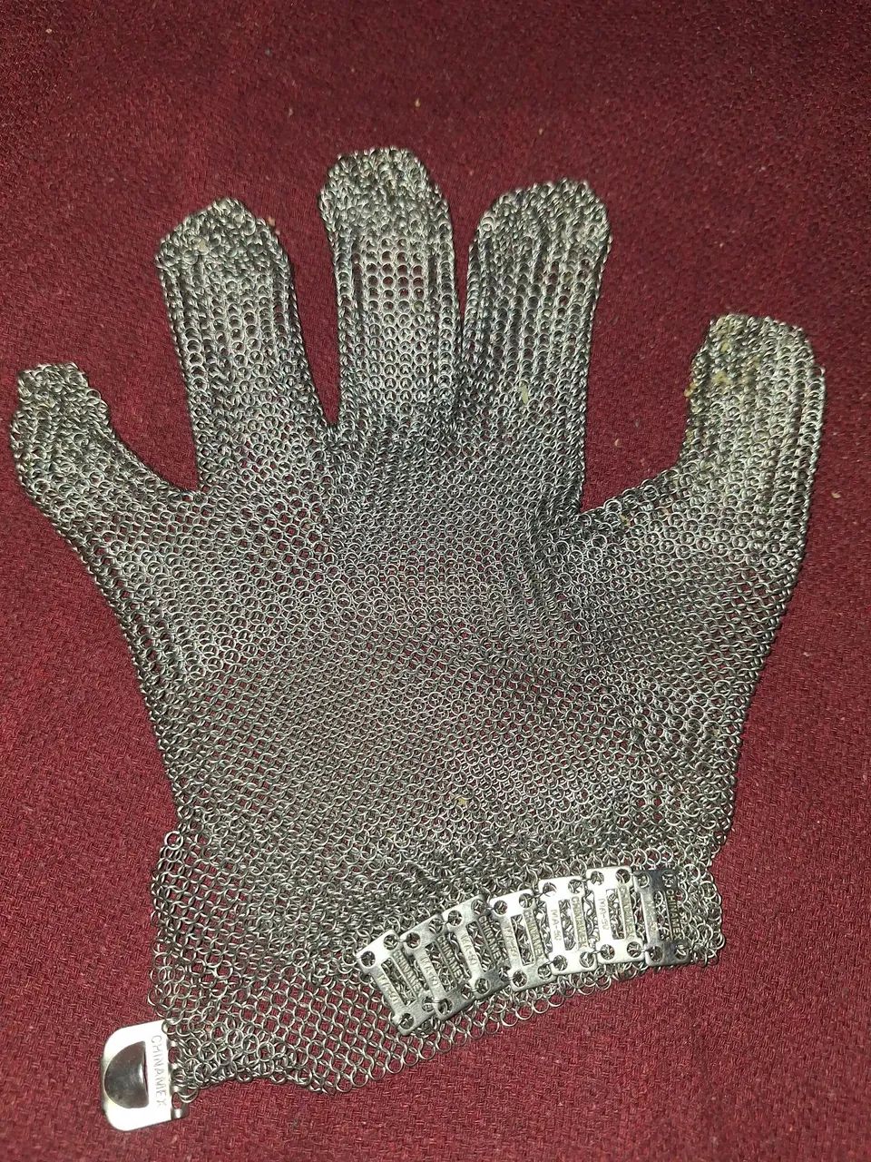 Luva de aço de açougueiro  - Foto 2