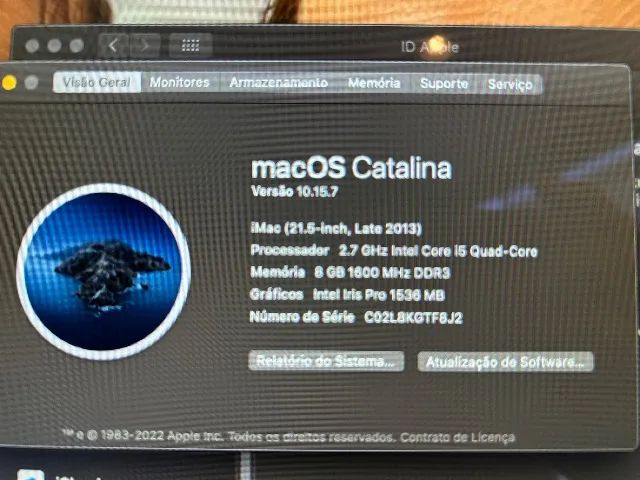 iMac 21,5 late 2013 2,7 GHz i5 quadcore 1TB SSD 8gb RAM
