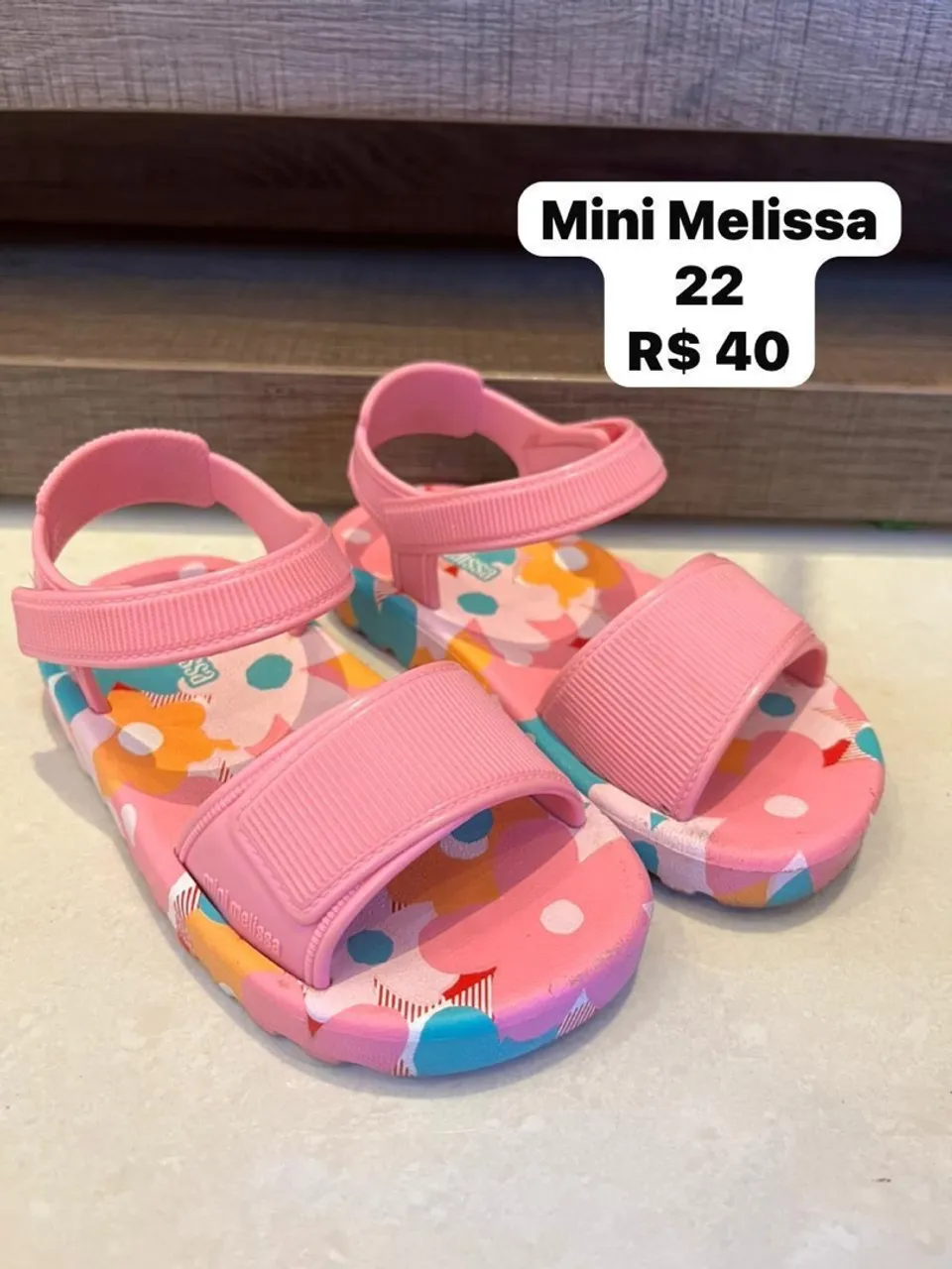 Sandálias Mini Melissa Bebê 22