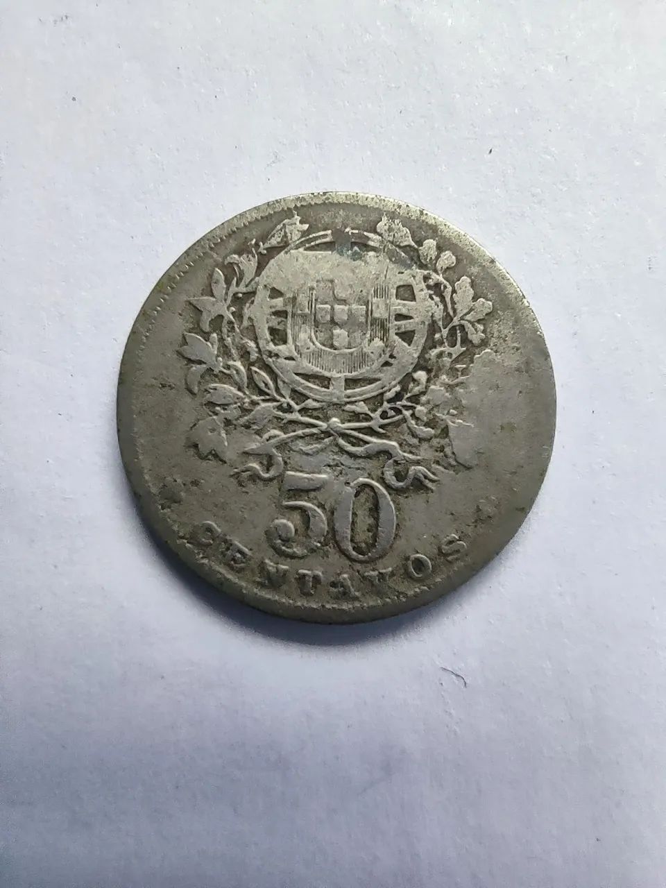 MOEDA ANTIGA 50 CENTAVOS PORTUGAL 