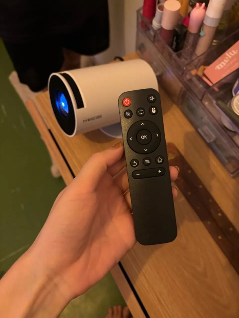 NOVO! Projetor Portátil HY300 PRO | Android 11, Wi-Fi 6, Rotação 180°! - Foto 5