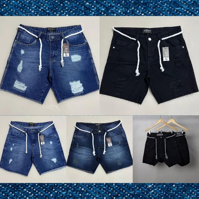 Bermuda Masculina Jeans Curta n 36 38 40 42