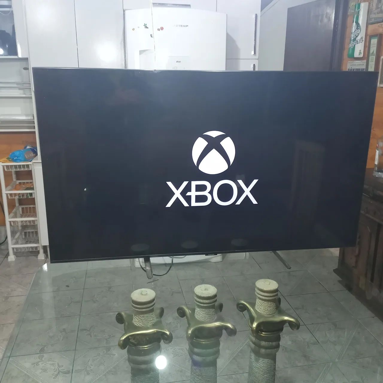 Tv 4k Smart 50AU8000 Samsung Xbox Alexa Crystal UHD 