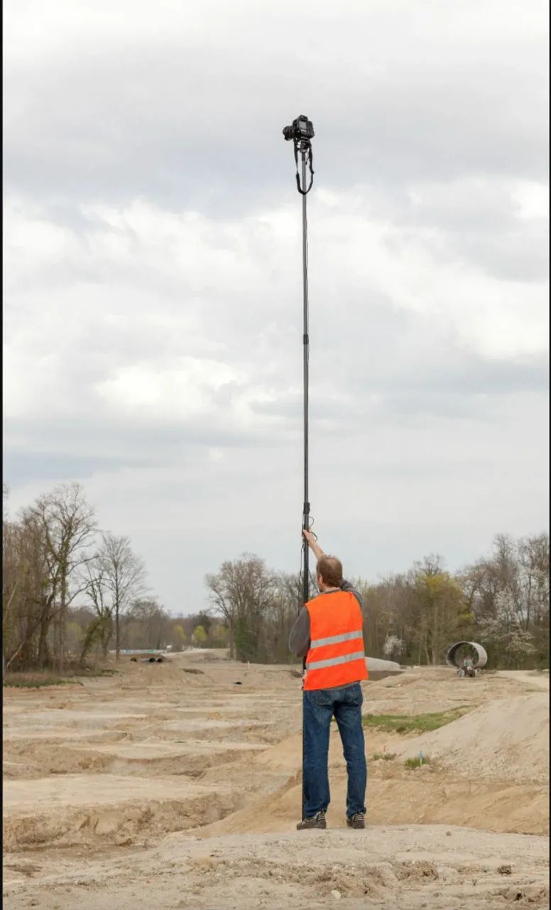 Telescopic Mast Pole Staff 8 Meters High for Photography - DSLR Cameras