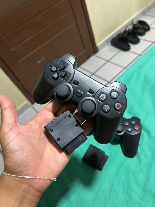 Controles sen fio para playstation 2 Pecas e Acessorios de Video Game Potengi Natal 1376542073 OLX