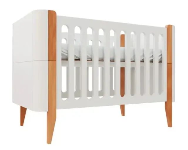 Jogo de Quarto Infantil (Berço, Cômoda e Prateleira) - Foto 4