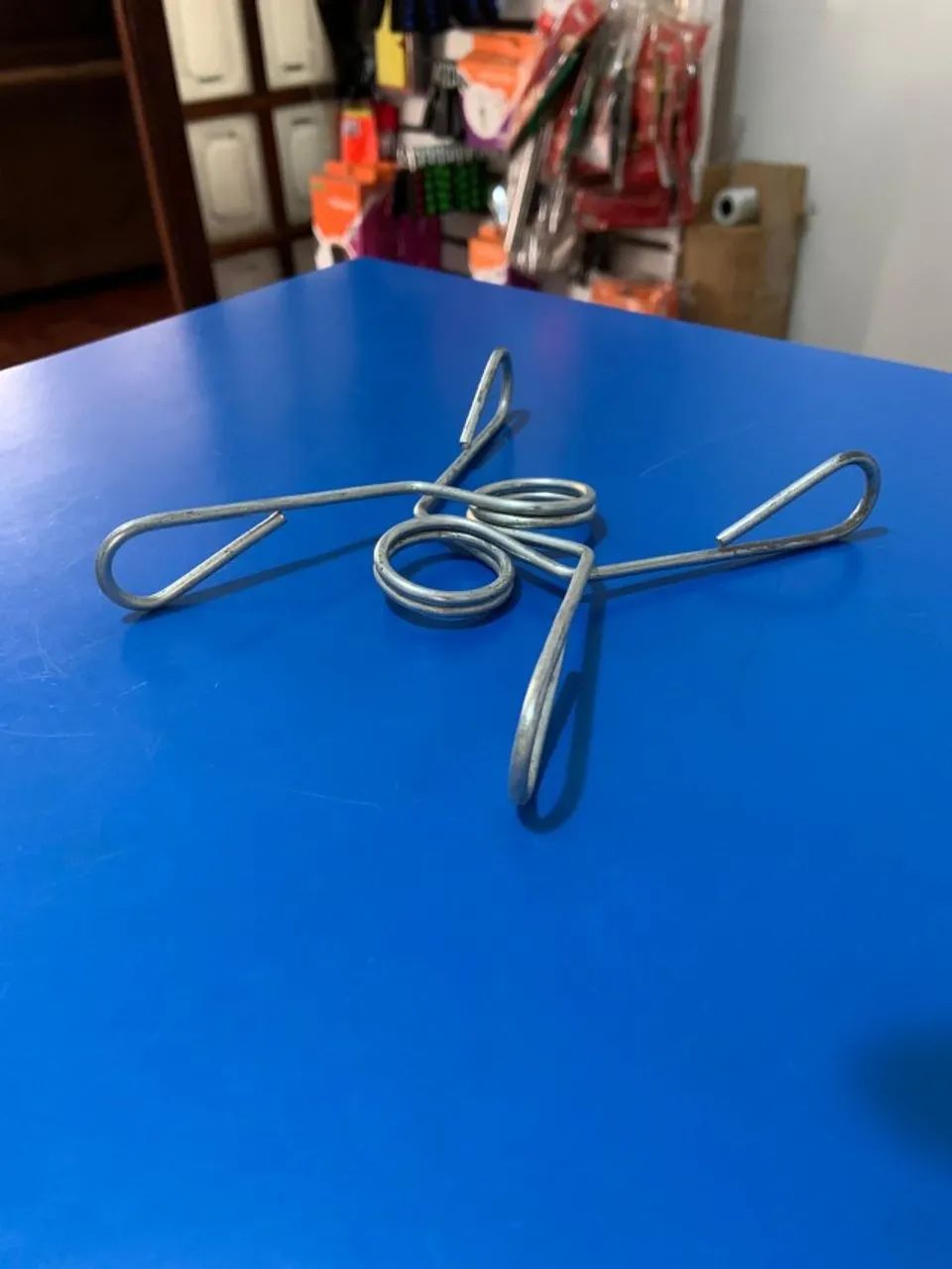 1 par de presilha de 30mm para prender pesos na barra