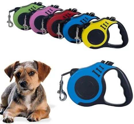 Guia Pet Retrátil com 3m para Cães / Cachorros  e Gatos com até 8kg Caminhada Lazer  z656  - Foto 3