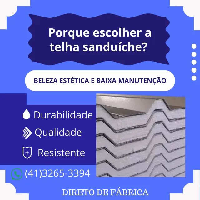telha Sanduíche Direto da Fábrica: Economia e Qualidade Garantidas!  - Foto 2
