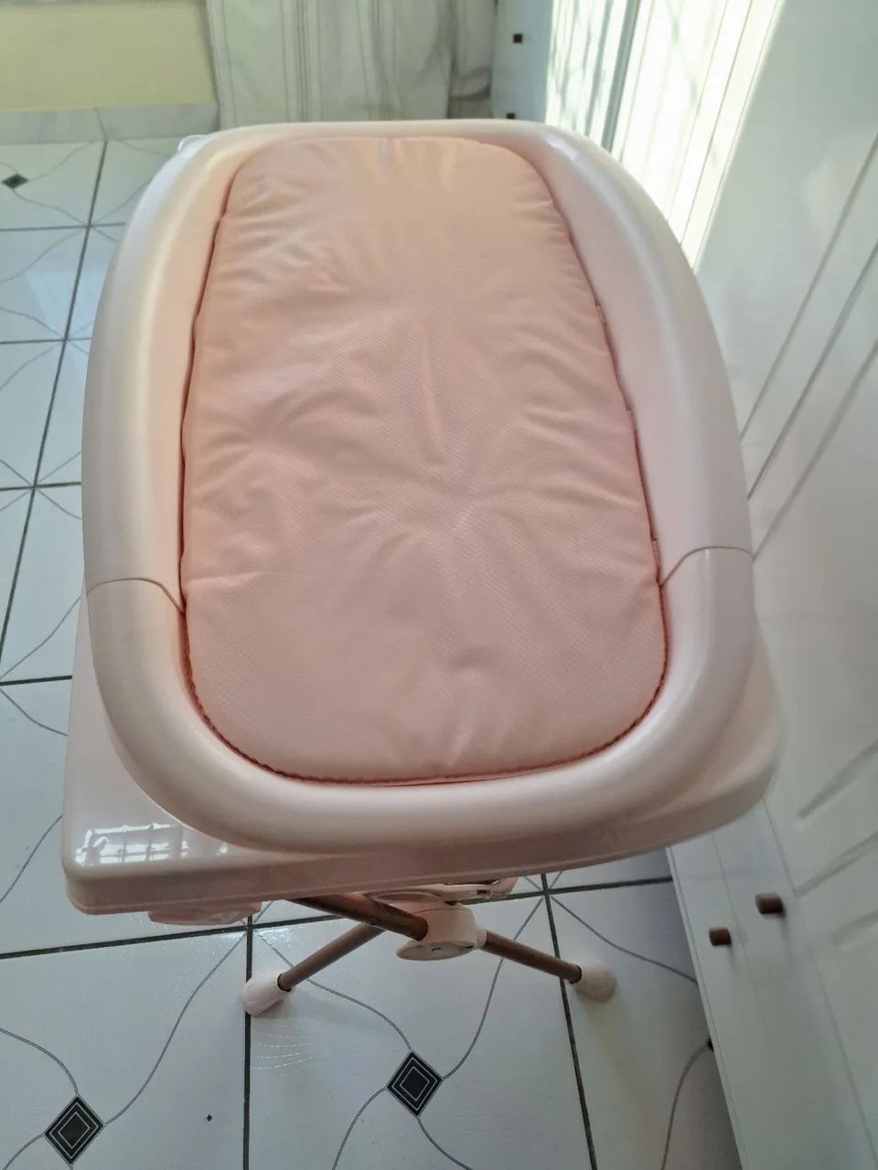 Banheira com trocador Galzerano Premium Rosa - Foto 3