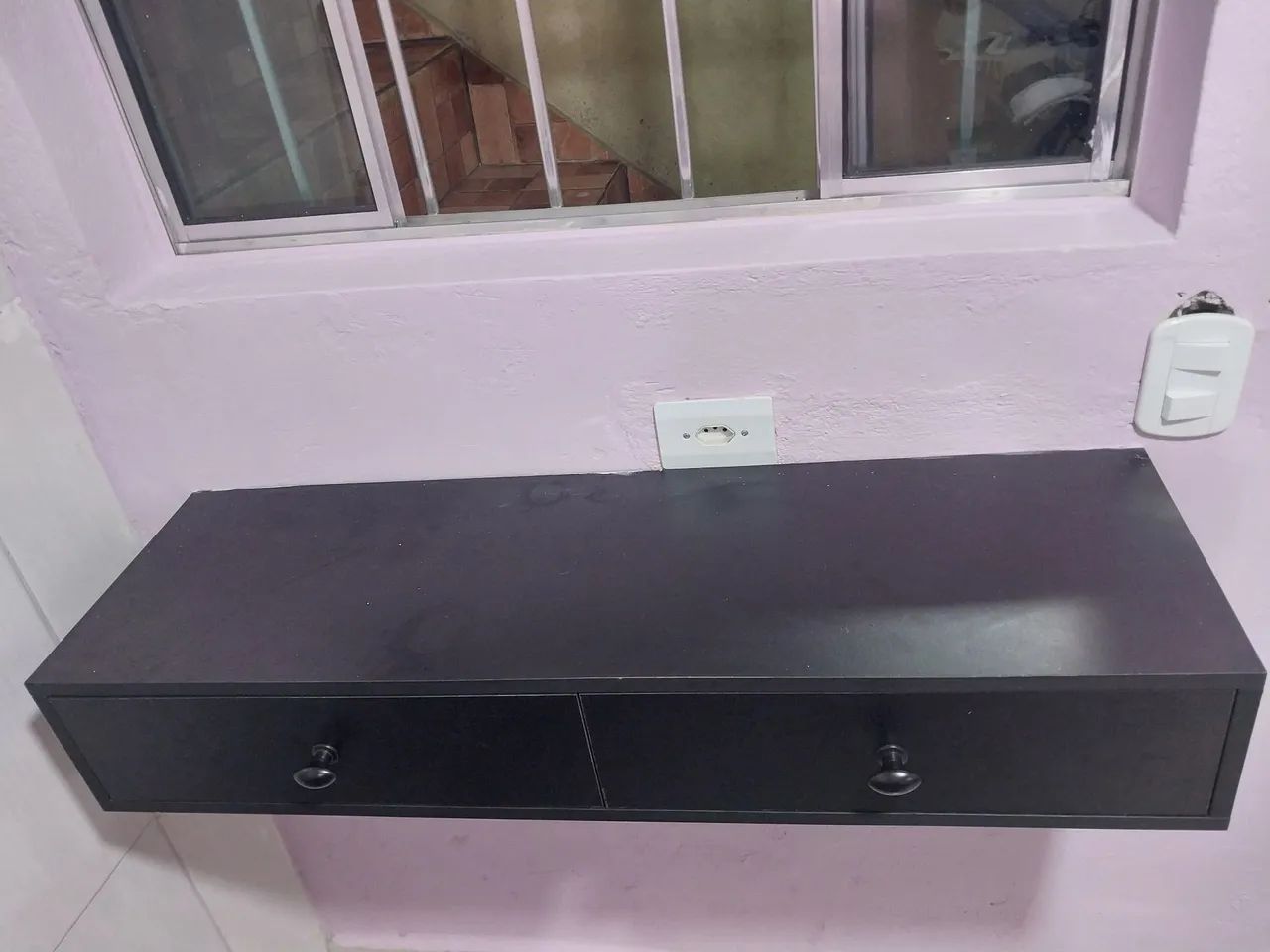 Penteadeira com 2 Gavetas - Preta