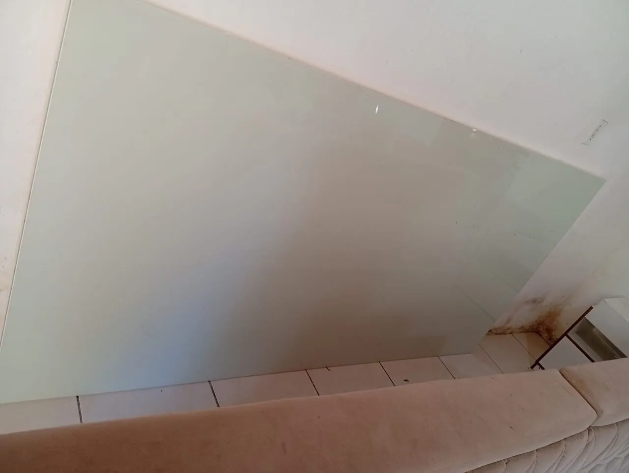 Mesa rubi 220cm vidro temperado off white 10 lugares 