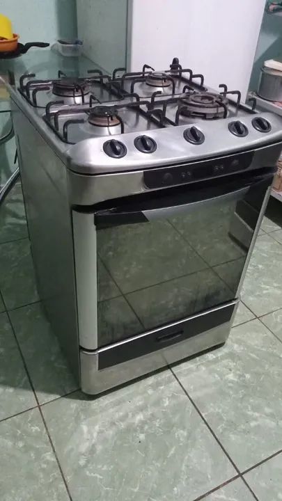 Fogão Inox Brastemp 4 Bocas 