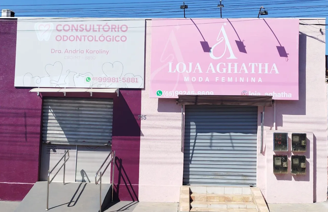 Aluga se excelente ponto comercial na avenida mato grosso,mapim,várzea grande
