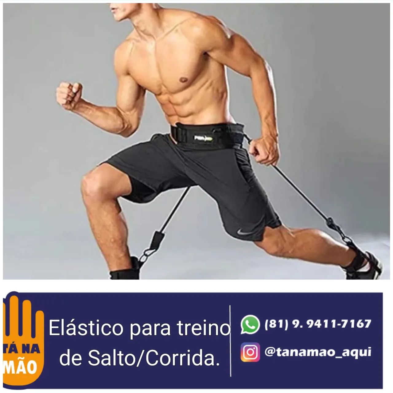 Elástico para treino de salto e corrida - TNA Mão - Foto 3