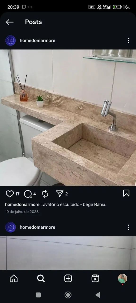 LAVATÓRIO DE BANHEIRO 