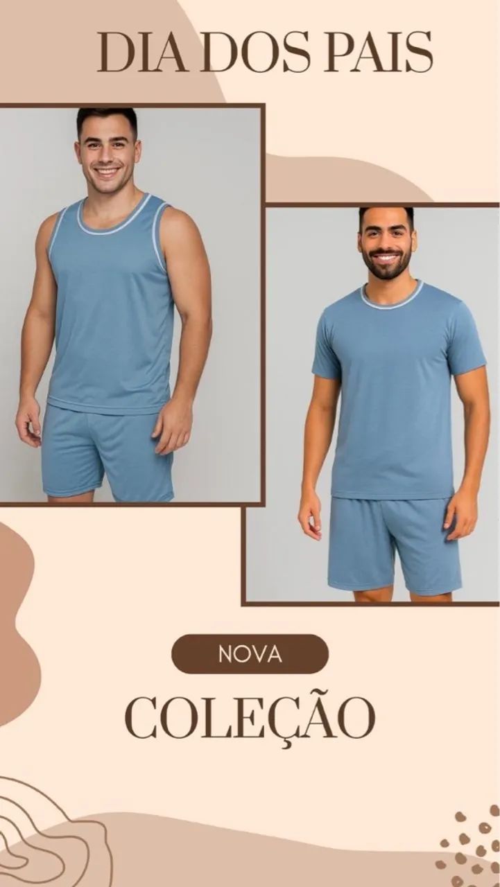 Pijama Masculino Confortável - Nova Coleção