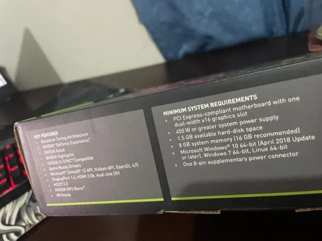 Power Supply 1660 Ti 450w Placa De Vídeo GTX 1660 Ti Peças De