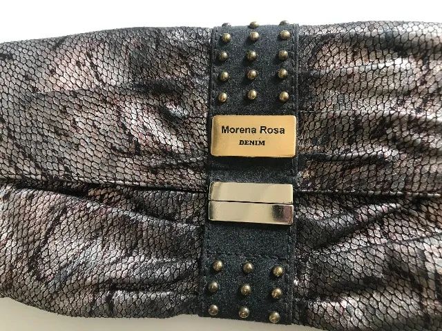 Bolsa De Mão Marrom Estampado Da Marca Morena Rosa  - Foto 2
