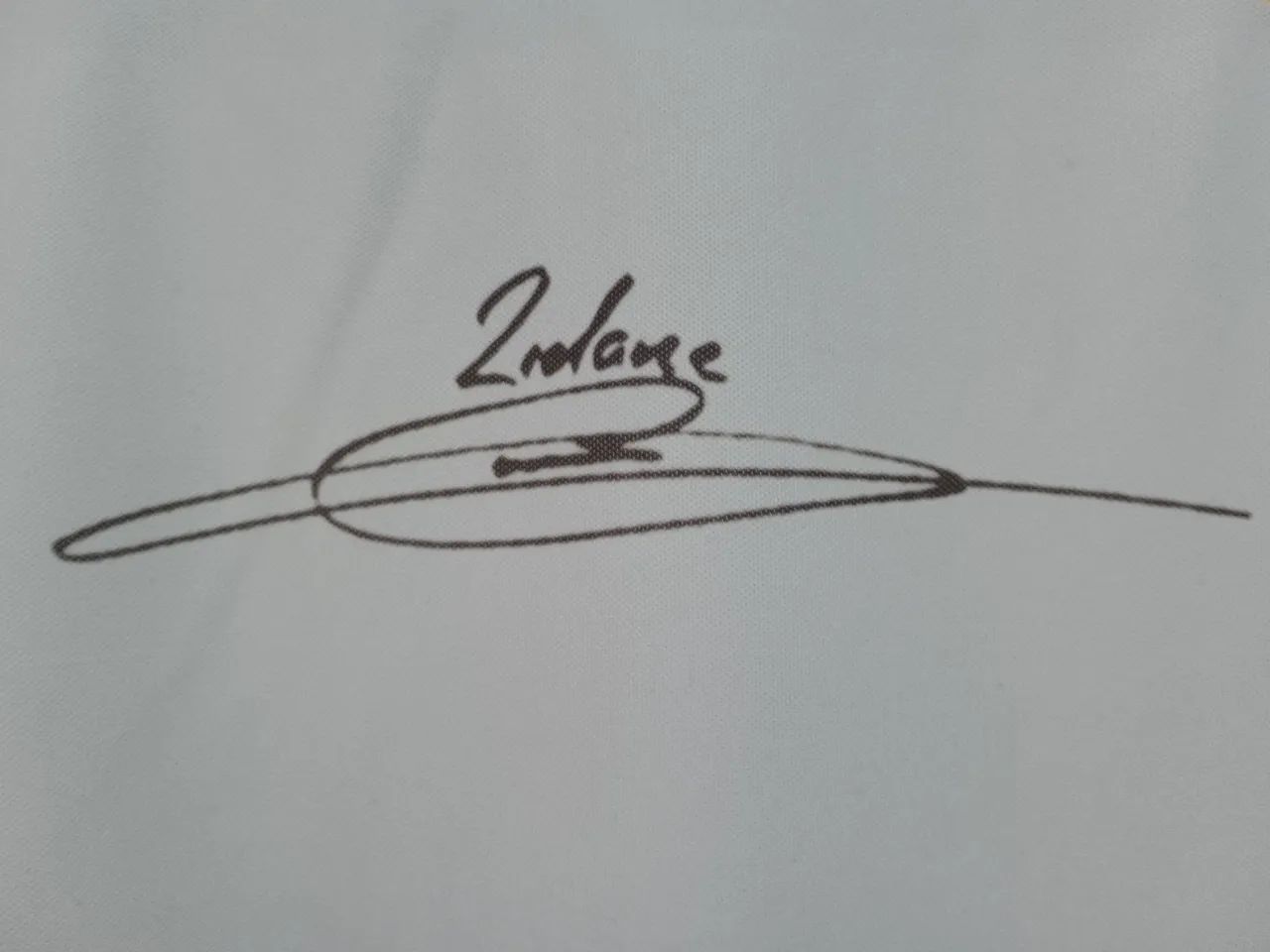 Real Madrid Final Champions 2001 / 2002 #5 Zidane Jogo Autografada Certificada - Foto 2