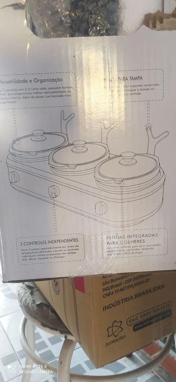 Conjunto de Panelas para Fondue 3 em 1 - Foto 3