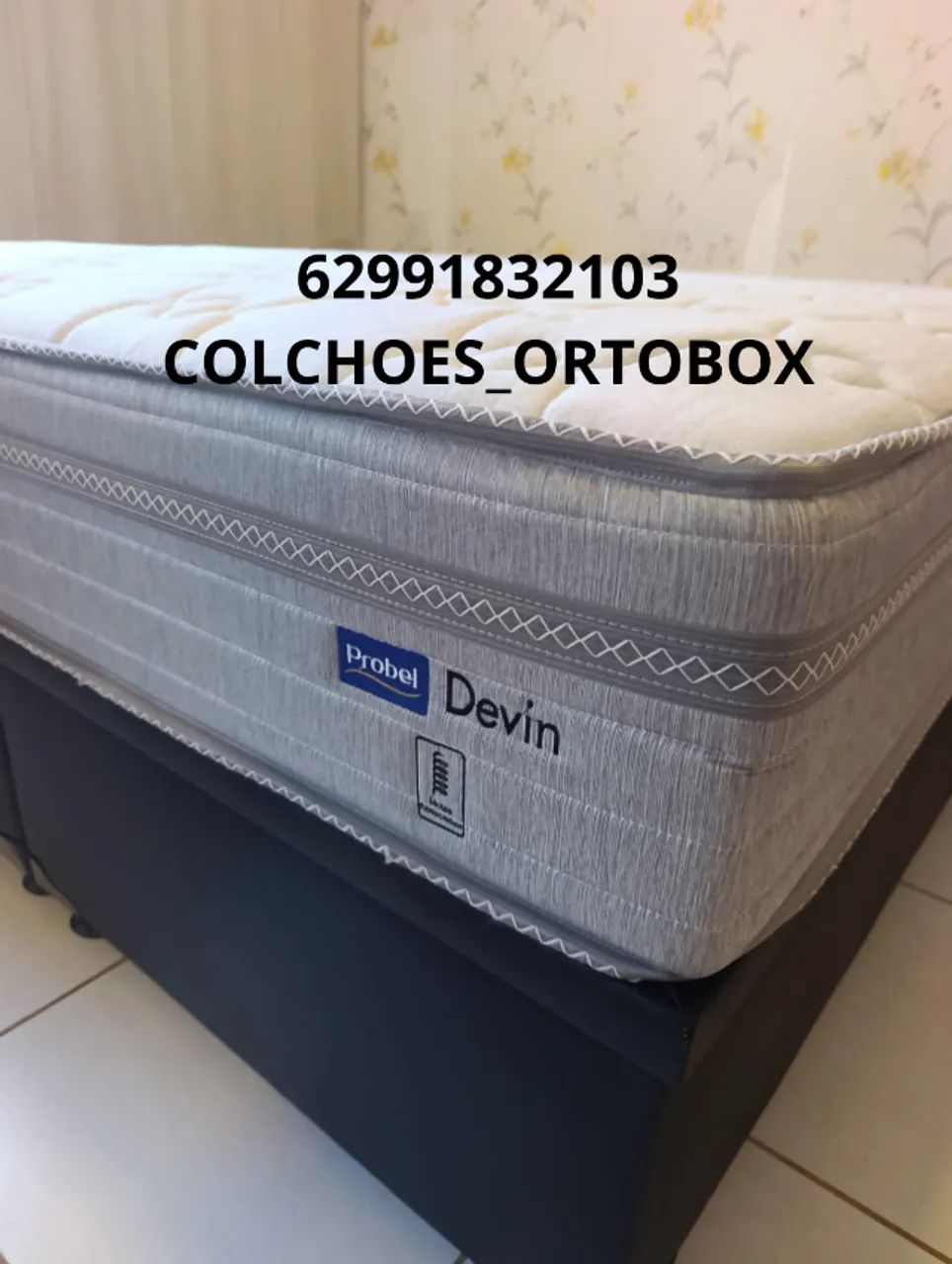 Conjunto Queen size Da Probel de espuma D28 e molas ensacadas