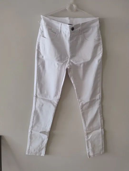 Calça sarja  Branca