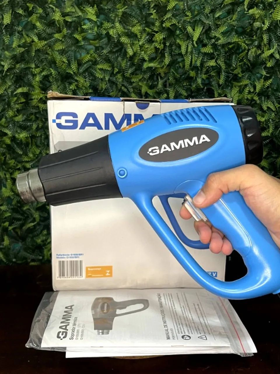 Soprador Termico 1500w Gamma 127V G1935/br1 300°C a 600°C na Cor Azul - Pronta Entrega/6X - Foto 4