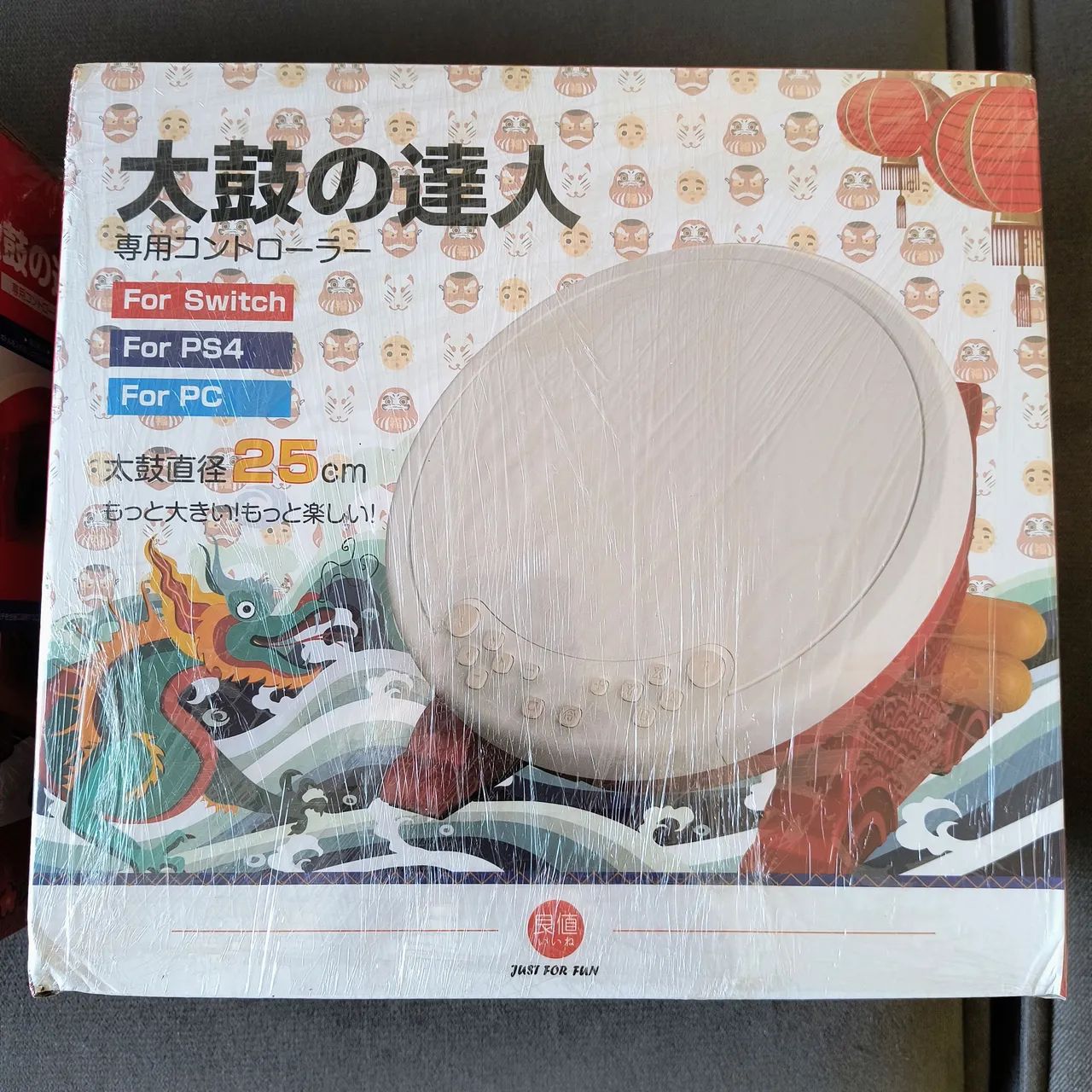 Controlador Taiko no Tatsujin para Switch/PS4/PC - Novo! - Foto 2