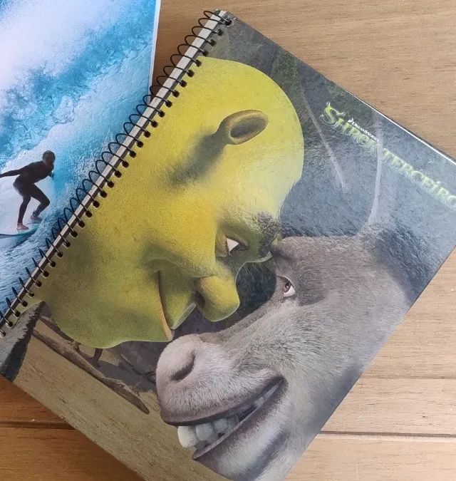 Caderno Shrek 100 folhas  - Foto 2